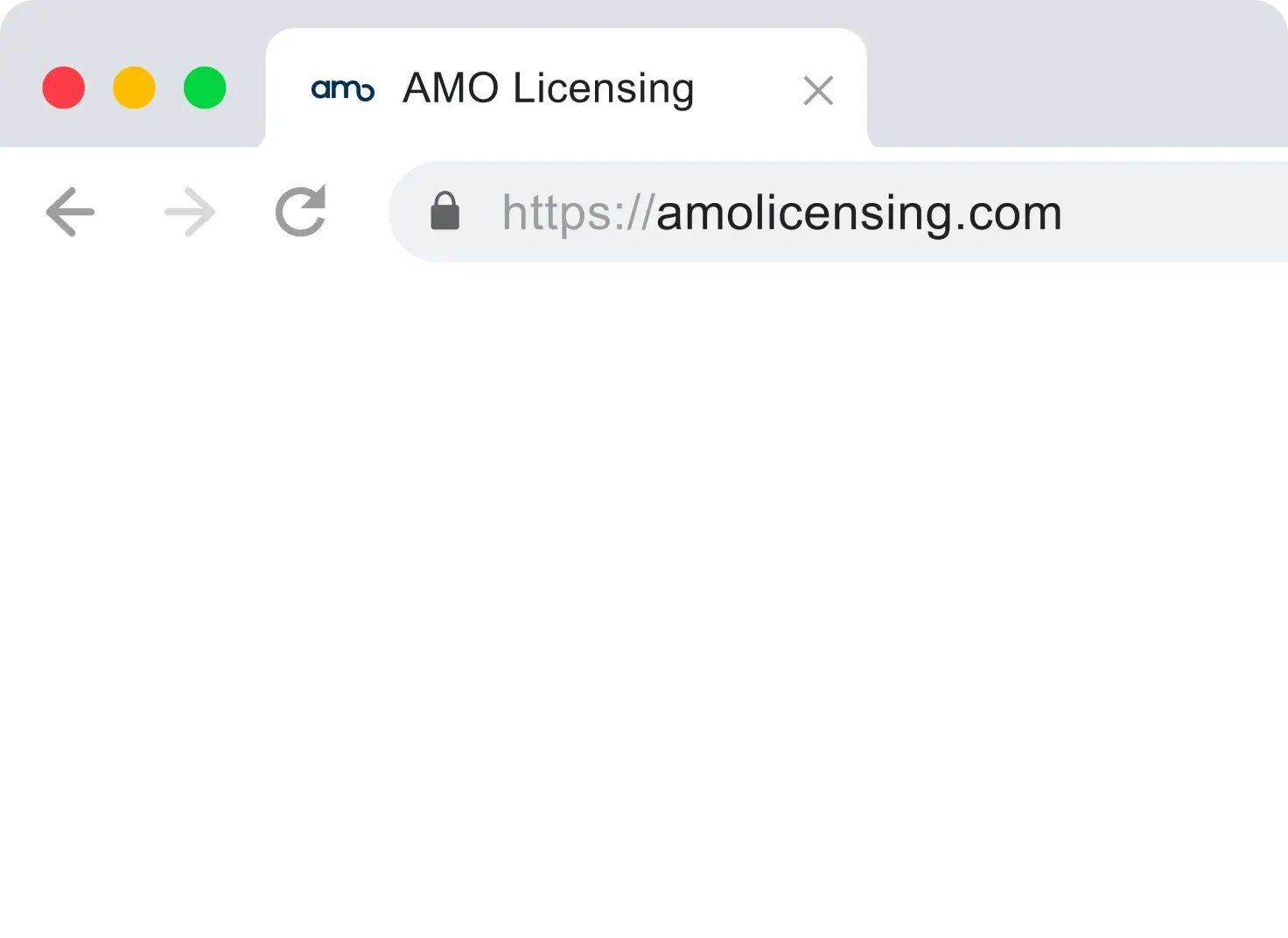 AMO Website favicon mockup
