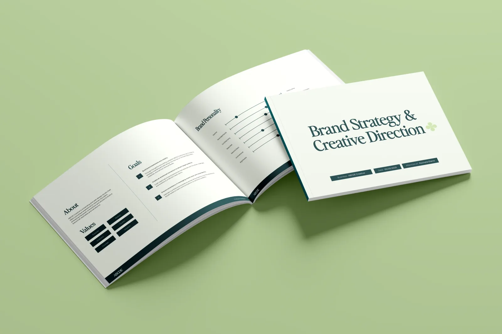 Brand Strategy and Creative Direction book mockup
